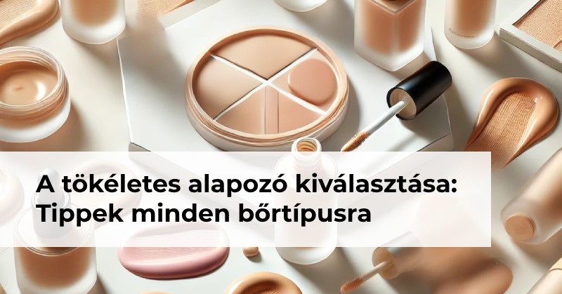 A tökéletes alapozó kiválasztása: Tippek minden bőrtípusra