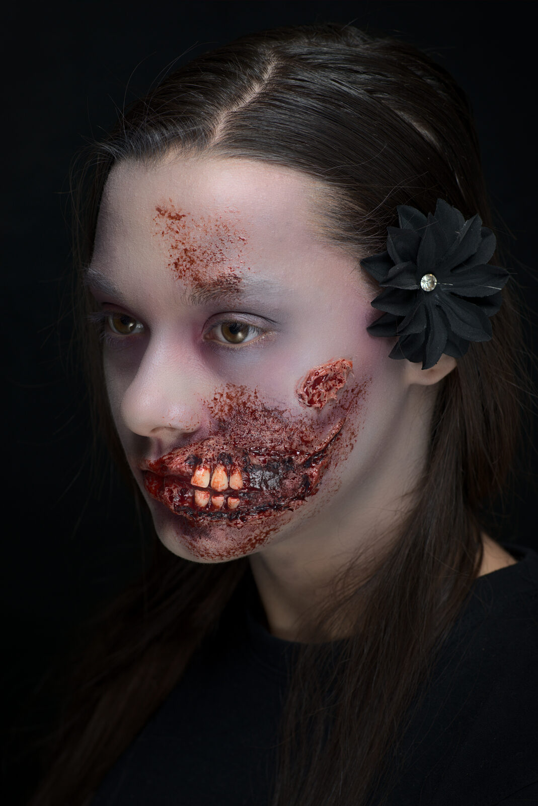 Zombi félarc – SFX sebépítés